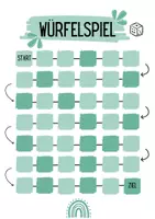 Vorschau - Spiele - Spielfeld für Würfelspiel - Deckblatt