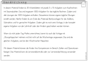 Vorschau - Arbeitsblätter - Dezimalzahlen Tägliche Übung Mathe | Klasse 4-6 - Seite 3