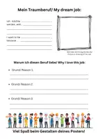 Vorschau - Stundenentwürfe - Mein Traumberuf/ My Dream Job - Englisch Unterichtsreihe - Deckblatt
