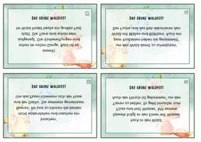 Vorschau - Spiele - Das große Waldfest - Spiegelschrift Abschreibkartei - Seite 1