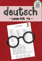 Vorschau - Arbeitsblätter - Lese-Hausaufgabe -tz (passend zu TINTO) - Deckblatt