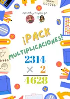 Vista previa - Hojas de trabajo - PACK MULTIPLICACIONES (+ 20 actividades) - página 1