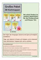 Vorschau - Fördermaterial/Inklusion - Klettmappe, Lebensmittel, Hälfte, Förderung - Seite 1