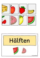 Vorschau - Fördermaterial/Inklusion - Klettmappe, Lebensmittel, Hälfte, Förderung - Seite 3