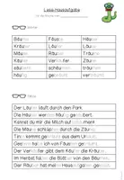 Vorschau - Arbeitsblätter - Lese-Hausaufgabe Äu/äu (passend zu TINTO) - Seite 3