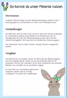 Vorschau - Arbeitsblätter - Mathe: Rechenspaziergang Klasse 1 zu Ostern /Frühling - Seite 1