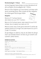 Vorschau - Arbeitsblätter - Dossier Rechenstrategien 1. Klasse - Deckblatt