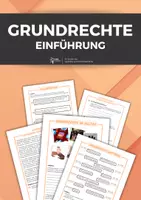 Vorschau - Unterrichtsreihen - Sparpaket: Grundgesetz und Grundrechte (9 Materialien inkl. Einführung, Spiele, Diskussionsgrundlage) #demokratiestärken - Seite 1