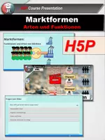 Vorschau - Fördermaterial/Inklusion - H5P Marktformen: Arten und Funktionen von Märkten - Deckblatt