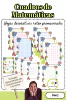Vista previa - Decoración del aula - Matemáticas | Hojas decorativas | ciencias | Primavera - Portada