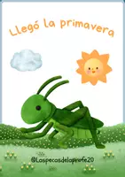 Vista previa - Unidades / Secuencias / Situaciones de Aprendizaje - ¡Llegó la primavera! - Portada