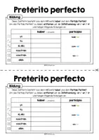 Vorschau - Arbeitsblätter - Pretérito perfecto - Übersicht zur Bildung - Seite 2