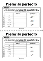 Vorschau - Arbeitsblätter - Pretérito perfecto - Übersicht zur Bildung - Seite 3