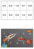 Vorschau - Mal- und Bastelvorlagen - Rechenpuzzles mit Additionsaufgaben im ZR bis 10 - Seite 3