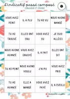 Aperçu - Jeux - Conjugue et couvre - Ind passé composé - Page de couverture