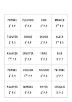 Aperçu - Jeux - Conjugue et couvre - Ind passé composé - Page 1