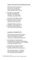 Vorschau - Klassenarbeiten - Klausur Gedichtvergleich Unterwegs sein Reisemotiv - Seite 1