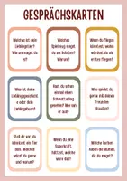 Vorschau - Arbeitsblätter - Gesprächskarten - Seite 1