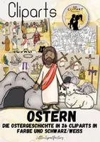 Vorschau - selbst erstellte Cliparts/Grafiken - Cliparts Ostern - Die Ostergeschichte, Religion - Deckblatt