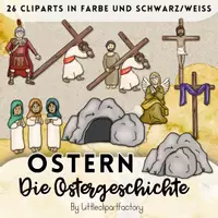 Vorschau - selbst erstellte Cliparts/Grafiken - Cliparts Ostern - Die Ostergeschichte, Religion - Seite 3