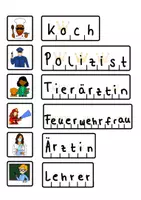 Vorschau - Arbeitsblätter - Arbeitseinheit: Berufe schreiben üben - Seite 3
