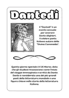 Vista previa - Tarjetas / Manipulativos - Fichas didácticas sobre Dante Alighieri y la Divina Commedia en italiano - página 1