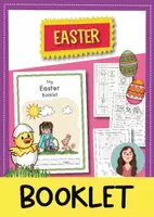 Vista previa - Hojas de trabajo - My Easter Booklet - cuaderno de actividades (inglés) - Portada