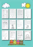 Vista previa - Hojas de trabajo - My Easter Booklet - cuaderno de actividades (inglés) - página 3