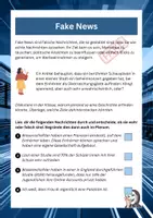 Vorschau - Arbeitsblätter - Fake News - (er)kennen und analysieren - Seite 1