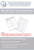 Vorschau - Interaktives Material - Mechatroniker Abschlussprüfung: SPS-Programm AP2 Sommer 2024 - Deckblatt