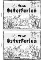 Vorschau - Arbeitsblätter - Miniheft Osterferien Reflexion (Klasse 1–2) – Lesen, Malen & Schreiben | Ferienheft Grundschule - Seite 2