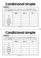 Vorschau - Arbeitsblätter - Condicional simple - Übersicht zur Bildung - Seite 3