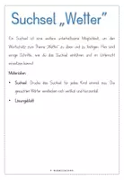 Vorschau - Arbeitsblätter - Suchsel "Wetter" - D, DaZ, DaF - Seite 1