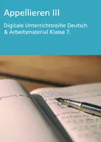 Vorschau - Stundenentwürfe - Appellieren III - Klasse 7 (Digitale Unterrichtsreihe Deutsch) - Deckblatt