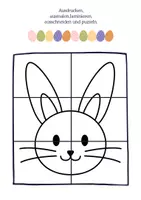 Vorschau - Mal- und Bastelvorlagen - Oster-Puzzle - Seite 2