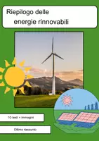 anteprima - Font originali - Sintesi delle grandi energie rinnovabili: 10 testi + immagini - Pagina di copertina