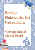 Vorschau - Mal- und Bastelvorlagen - Vorlage Social Media Profil & Post - Deckblatt