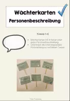 Vorschau - Aufgabenkarten - Wächterkarten Personenbeschreibung - Deckblatt
