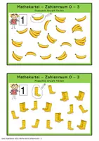 Vorschau - Arbeitsblätter - Mathe-Kartei Zahlenraum 0 bis 3 (Inklusion, Sonderpädagogik) - Seite 2