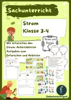 Vorschau - Arbeitsblätter - Materialpaket_Thema Strom - Deckblatt