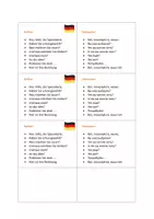 Vorschau - Stationenlernen - Russisch Gespräch im Restaurant - Sprechkärtchen - Seite 1