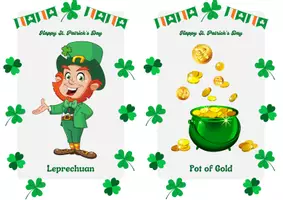 Vista previa - Hojas de trabajo - Paquete de material del Día de San Patricio - Saint Patrick´s Day Material - página 1