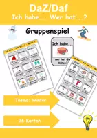 Vorschau - Unterrichtsreihen - Materialpaket - Winter XXL Paket Wortschatzpaket - DaZ/DaF, Deutsch, Sachunterricht (Grundschule) - Seite 1