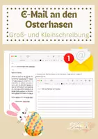 Vorschau - Arbeitsblätter - E-Mail an den Osterhasen - Groß- und Kleinschreibung üben - Deckblatt