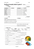 Vorschau - Arbeitsblätter - Verifica di Studio - Di nuovo INSIEME A1-A2 - Unità 9 parte 2 - Deckblatt