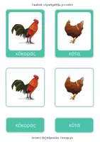 Προεπισκόπηση - Flashcards - Τα ζώα του αγρού, Ονοματολογία, ΜΟΝΤΕΣΣΟΡΙ, 75 κάρτες - Σελίδα 3