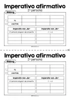 Vorschau - Arbeitsblätter - Imperativo afirmativo (2ª persona) - Übersicht zur Bildung - Seite 3