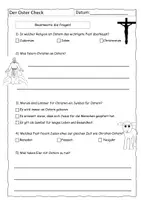 Vorschau - Arbeitsblätter - Quiz zum Oster-Reportage (Can) - mit Lösung - Deckblatt