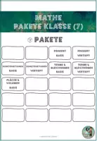 Vorschau - Unterrichtsreihen - Wachsendes INTERAKTIVES Materialpaket für MATHE Klasse 7 - Deckblatt