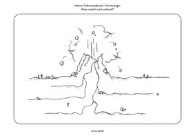 Vorschau - Arbeitsblätter - Vulkanausbruch-Vorhersage - was macht mich wütend? - Deckblatt